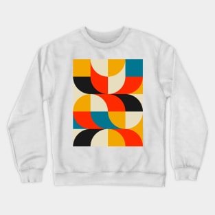 Bauhaus Inspired Pattern Crewneck Sweatshirt